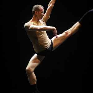 Daryl Brandwood.  Choreographer Daniel Jaber. Photo: Fiona Cullen.
